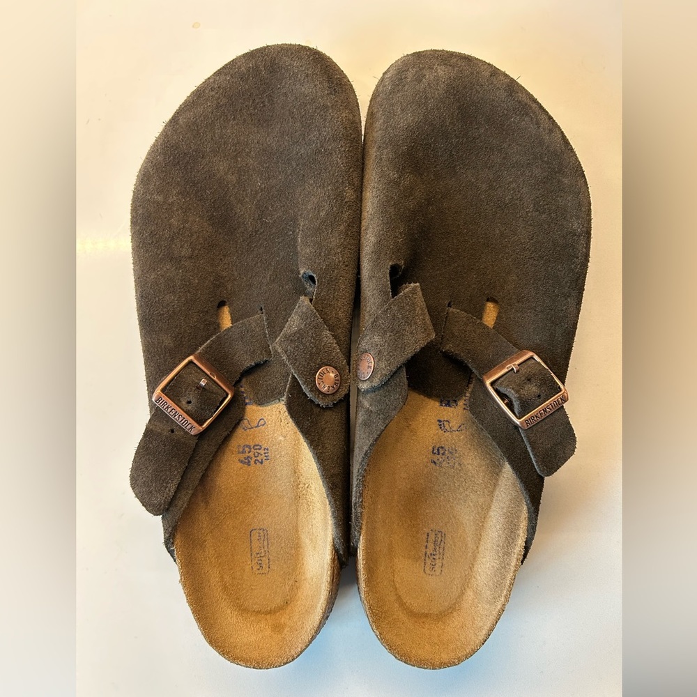 Birkenstock Boston Soft Footbed Mocha Size 45